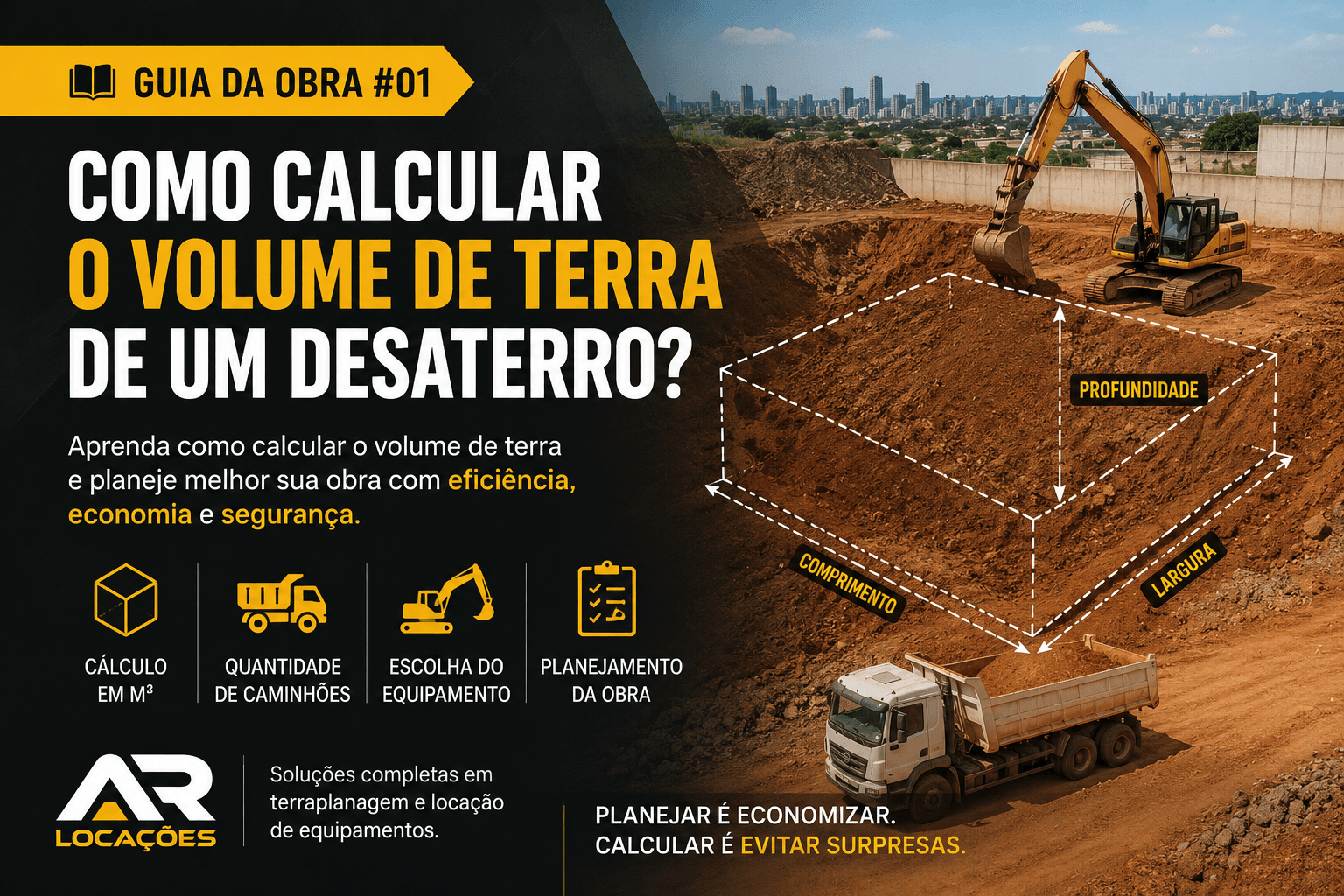 Como Calcular o Volume de Terra de um Desaterro?
