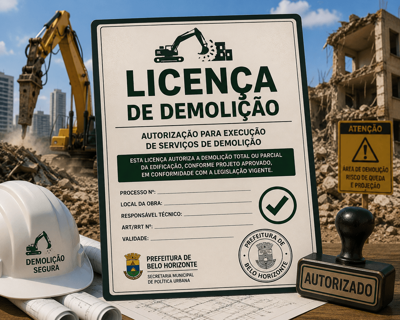 Licença para Demolição em Belo Horizonte: quando ela é necessária?