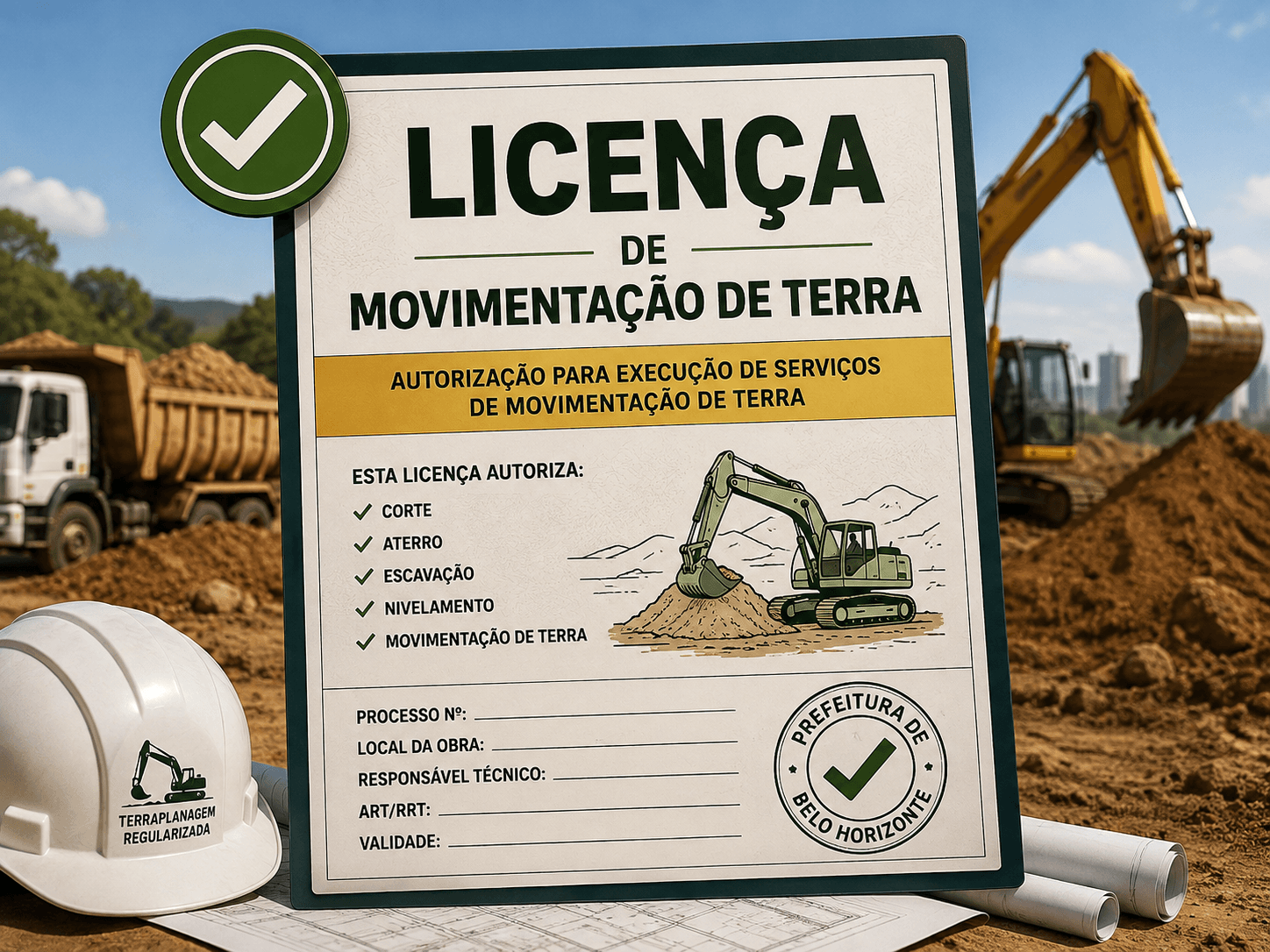 Licença para Movimentação de Terra em Belo Horizonte: quando ela ainda é necessária?
