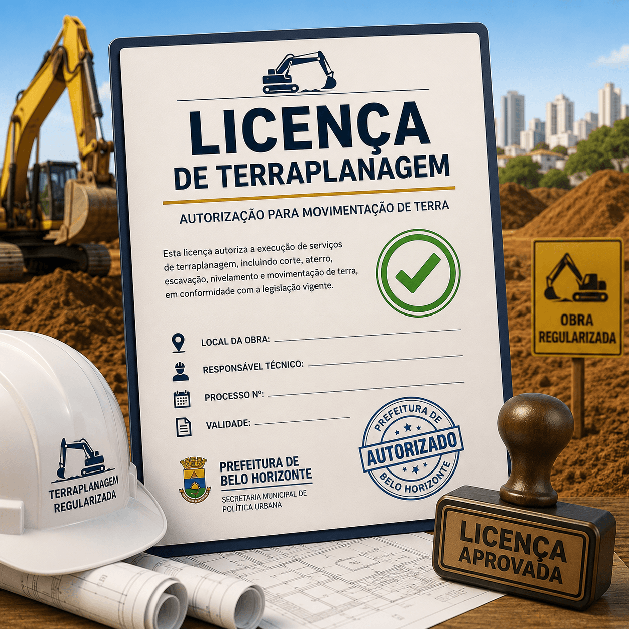 Licença para Terraplanagem em Belo Horizonte: quando é necessária?