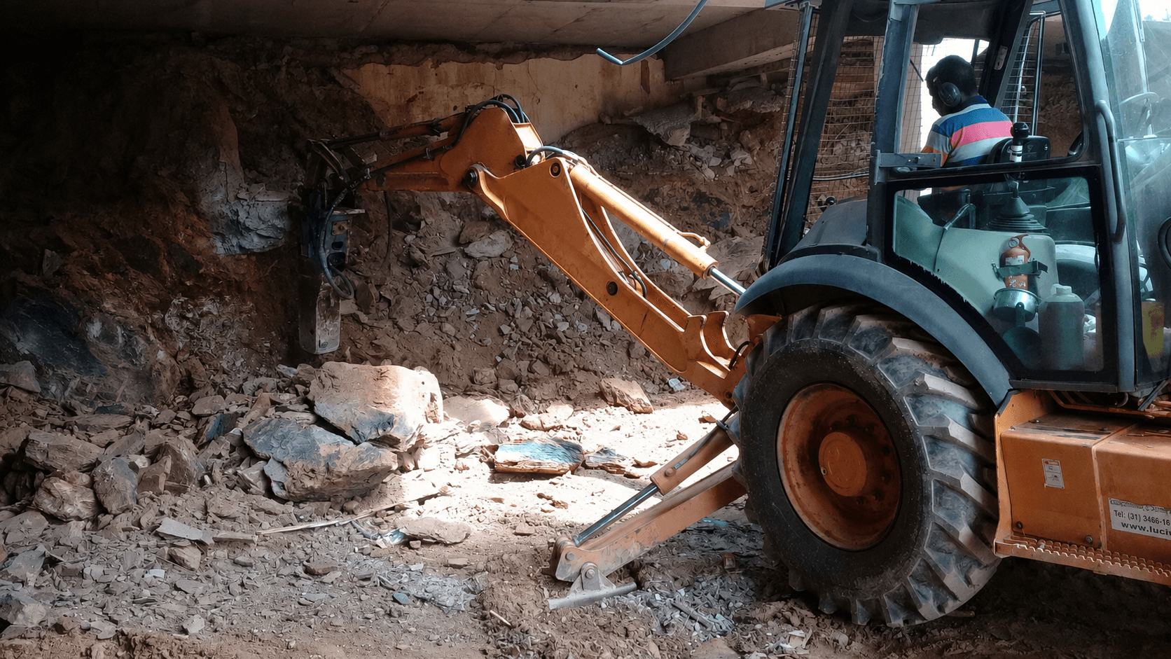 Remoção de minério em subsolo no Bairro São Lucas | Belo Horizonte